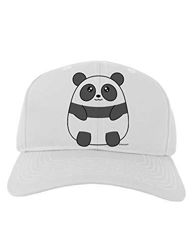 TOOLOUD Cute Panda Bear Adult Baseball Cap Hat - White