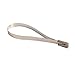 Vktech 100pcs Stainless Steel Exhaust Wrap Coated Locking Cable Zip Ties 4.6*150mm