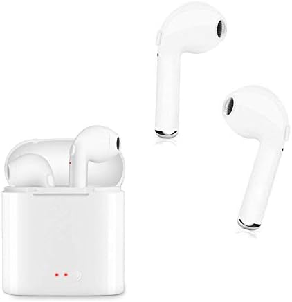 Bluetooth Headphones V4.2 Bluetooth Wireless Earbuds Stereo Impacting Mini Sports Headset Built-in Mic Charger Box and Supports All Bluetooth Devices …