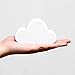 QTMY White Cloud Magnetic Wall Key Holder (White)