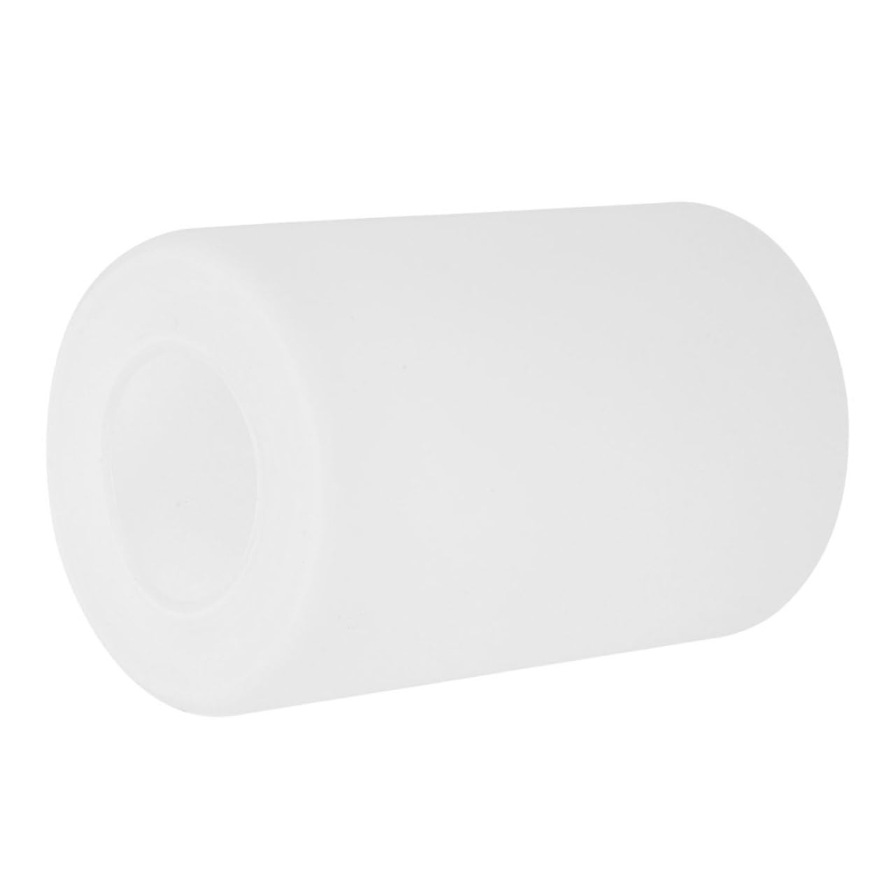 BUGUUYO Cylindrical Frosted Glass Light Shade Base Replacement Cover for Desk and Wall Lamps Heat-Resistant Decorative Lamp Shade for Bathroom and Kitchen Fixtures