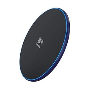 Dyazo Wx003 10 W, 7.5 W, 5 W Single Port Wireless Charging Pad for All Qi Certified Devices iPhone/Samsung/Lg Android…