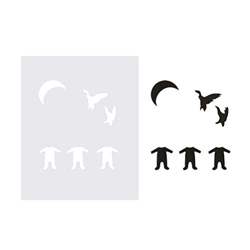 15 Pieces 7 mil Square Blank Stencil Sheets, 30x30cm Templates for Cricut and Silhouette Machines