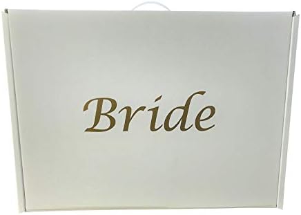 Wedding Dress Storage/Travel Box (Graded Seconds) (Bride Logo - Gold)