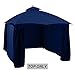 ABCCANOPY Gazebo Replacement Canopy Top for Lowe's Allen Roth #GF-12S004B-1, Navy Blue