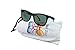 Kd3006 infant baby Toddlers 0~24 Months Old retro 80s Sunglasses 0~2 year old (Black-emerald mirror)