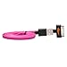 2 PCS Apple MFI Certified 3.2Feet(1.M) Charging and Sync Cable for Iphone 4s Iphone 4 Iphone 3gs,ipad Ipad 2 Ipad 3,ipod Touch 4th,Ipod Nano 6th (2pcs rose red +1 pcs WonderfulDirect brand Mini Stylus Touch screen Pen as a gift)
