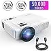 Mini Projector,2018 Upgraded LED Video Projector +70% Brighter,176" Display Portable Home Theater Projector Support 1080P Compatible with HDMI VGA AV USB TF Xbox Amazon Fire TV Stick primary