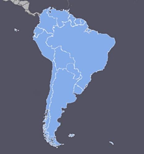 South America GPS Map 2017.3 for Garmin Devices