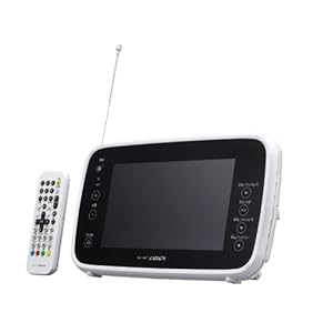 TWINBIRD BLU-RAYTM ZABADY ポータブル防水ブルーレイディスクプレーヤー ホワイト BR-J921W