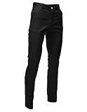 FLATSEVEN Mens Slim Fit Chino Pants Trouser Premium Cotton