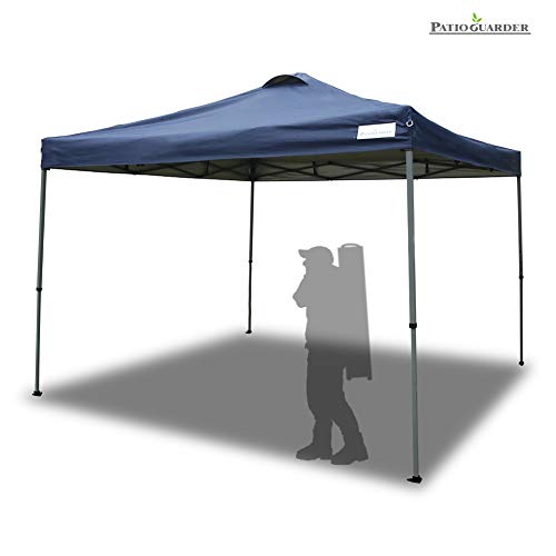 PATIO GUARDER 10’x10′ Instant Folding Canopy Tent Outdoor Pop up Portable Canopy wit ...