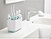 Glendan X-Large Toothbrush Holder, Upgraded Bathroom Toothpaste Caddy,Multifunctional Toothbrush Stand 6 Slots for Electric Toothbrush, Toothpaste, Comb, Razor
