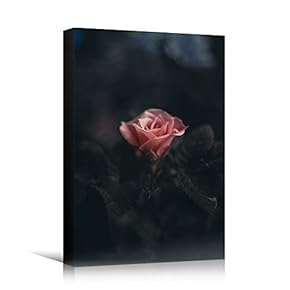 signwin Canvas Wall Art Pink Fields Bohemian Colorful...