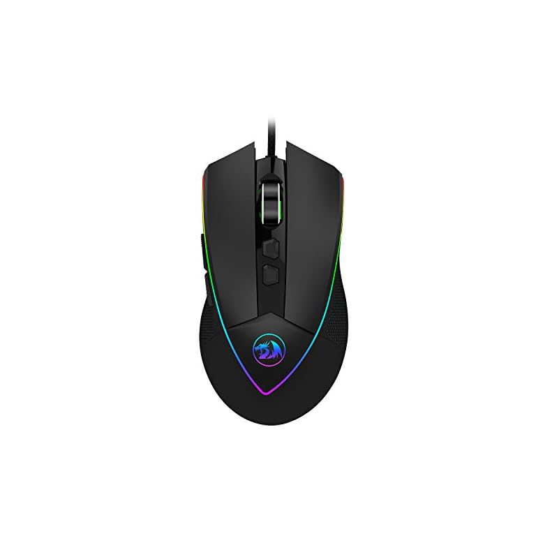 Redragon M909 USB Wired Gaming Mouse RGB Spectrum Backlit Personalized MMO PC Gaming Mouse 7 Programmable Buttons High…