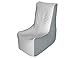 E-SeaRider Wedge Marine Beanbag, White/Grey, Small