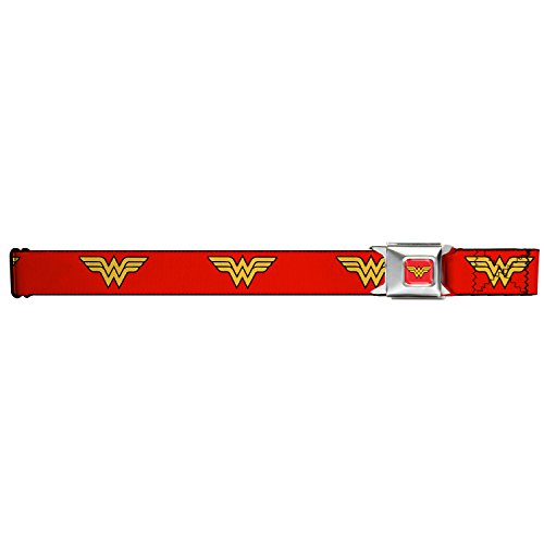 Buckle Down Wonder Woman Logo Seatbelt Style Belt