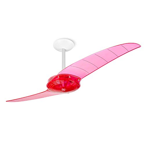 Ventilador de Teto Spirit 200 Rosa Neon 220V