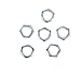 Nuts Hex 1/8 Ip Steel Pack/6