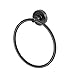 Gatco 5502 Studio Bathroom Towel Ring, Matte Black