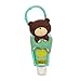 Tubicu Cute Cartoon Bear Silicone Embossed Mini Hand Sanitizer Disposable No Clean Detachable Cover Travel Portable Hangable Fruit-Scented Gel Leak Proof