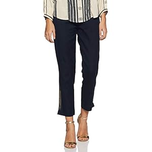 Indigo by Clarks Women’s Cotton Parallel Bottom (SS20/IND-1425_Navy_Large)