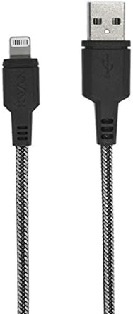 Kavy Woven 2.4A USB Data Lightning Cable 120CM