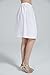 Women’s Half Slip 100% Cotton Vintage Underskirt in 10 lengths White Black Ivory
