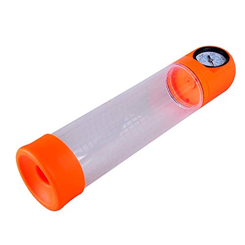 Vacuum Pump, Enlarger Pumps Sx Toy with Barometer for Men (Orange)