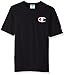 Champion LIFE Men's Life Heritage Tee, Black/Patriotic 'C' Logo, S