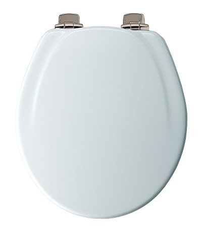 MAYFAIR Toilet Seat 830NISL 000 with Chrome Hinges will Slow Close and Never Come Loose, ROUND, Dura - //medicalbooks.filipinodoctors.org