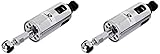 Progressive Suspension 422-4035C Chrome Adjustable Heavy Duty Rear Suspension Shock