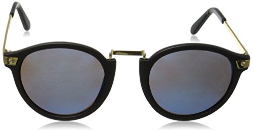 zeroUV ZV-8591k Vintage-Inspired Round Horned Rim P-3 Frame Retro Sunglasses