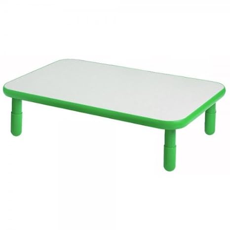 Amazon.com: 60 en. Mesa Rectangular en trébol verde (12 en ...