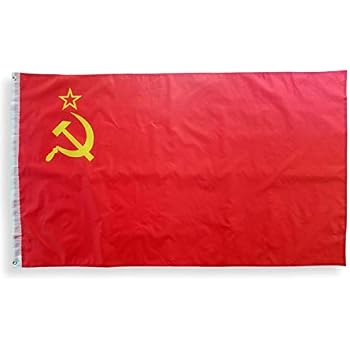 Amazon Com Ussr 1955 1991 Flag Polyester 3 Ft X 5 Ft
