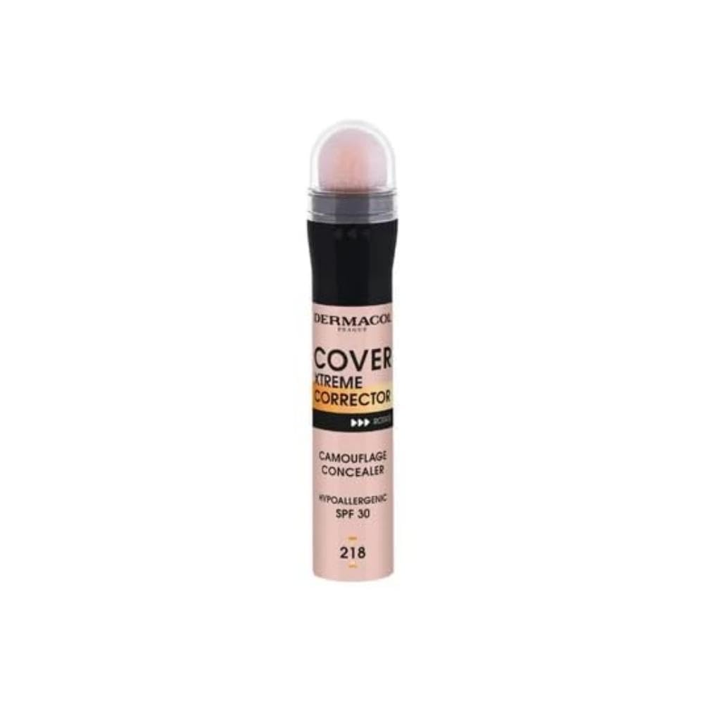 Dermacol - Cover Xtreme Corrector Contour Stick, Long Lasting Non-Allergenic Liquid Contour with SPF30, High Coverage Light Formula Dark Circle Colour Corrector for Acne-Prone Skin (218)