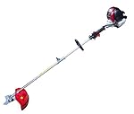 PowerSmart PS 431 PS431 31cc 4 Cycle Gas Brush Cutter, Red/Black