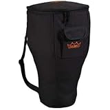 Remo Bag, 12" Djembe, Strap, Carrying Handle, Pocket, Deluxe Black