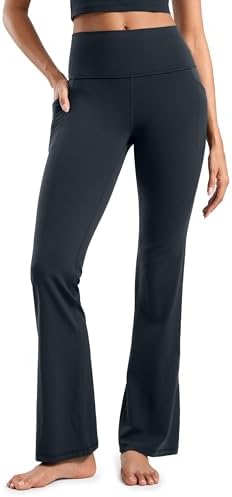 Amazon.com: CRZ YOGA 4-Way Stretch Flare Womens Pants Tall 31