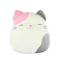 QuStars 8" Pink Kitty Cat Squishmallows Super Soft Plush Toy Animal Pillow Pal Buddy