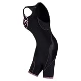 Triathlon Tri Suit Sleeveless - SANTIC Women's Skinsuit Swim Bike Run Ironman Racesuit