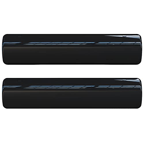 Ultion Sweet Multi-Layer Insulated Squared 12" Letter Box Letterplate - Matching Door Furniture Available (Black)