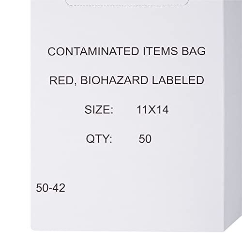 McKesson Infectious Waste Bag, Biohazard, Star Sealed Bottom, Red, 1.5