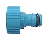 Rinse Kit Hose Bib Adapter, Blue