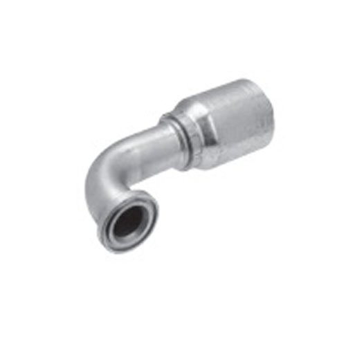 Gates Fluid Power 7347-07392-5 Hose Fitting 12GS16FL90M 3/4 In Bore To 1 In Global Spiral Flanged 3000 Psi 90 Swept Elbow Medium Drop