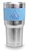 Blue SIERRA Stainless Steel Tumbler, Vacuum Insulated Double Wall Travel Mug, 30 oz Of Portable Hydration