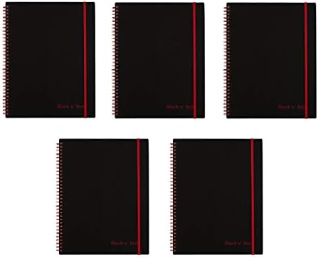 Kokuyo Campus notebook A4 5 mm Grid Ruled 40 Sheets Black X 5