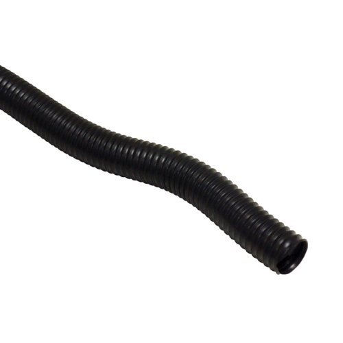 PE Flex (Ultra Flexible) Black - Blower Hose - 3" ID x 12.5ft Length Hose (Fully Stretched) - Thumbnail 2
