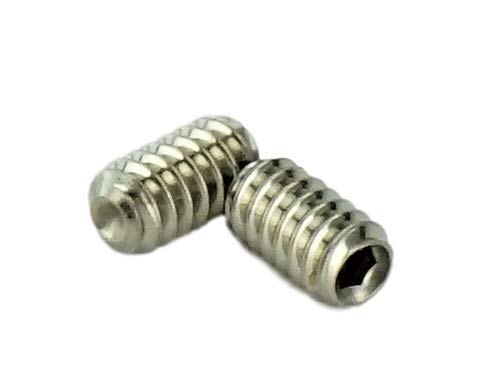 Stainless 6-32 x 1/4" (1/4" to 1" Available) Socket Set Screws Cup Point, Stainless Steel 50 Qty W/Hex Key Wrench (6-32 x 1/4")