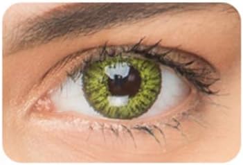A Pair of Multicolor Whiteout Cute Large Eyes Colored Lenses for Women